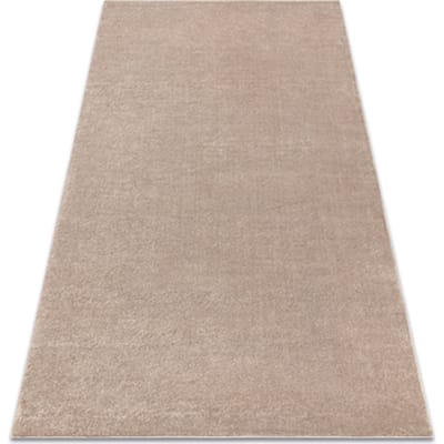 Kleden Rugsx Tapijt SOFTY uniform, enkele kleur beige 60x100 cm