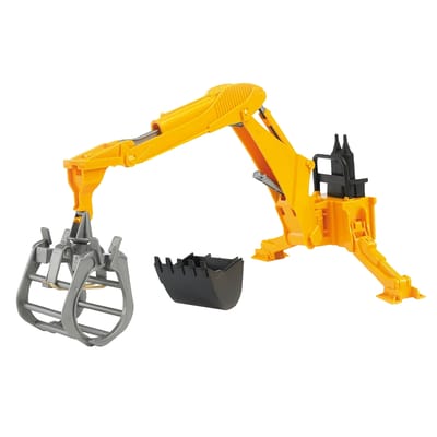 bruder Bouwvoertuig Achtergraafmachine met grijper Kant-en-klaar model Accessoire voor bouwvoertuig (model)