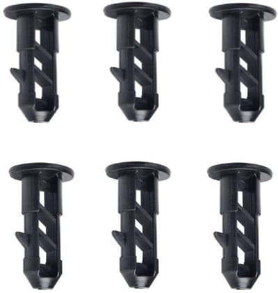 Dailygoods- Scharnierpins Hoogwaardig Kunststof - Vervangingsset 6