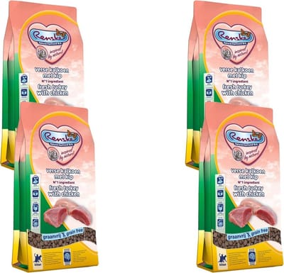 Renske Kitten Verse Kalkoen&Kip - Kattenvoer - 4 x 400 g