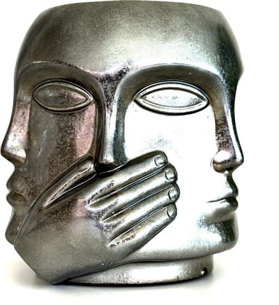 Vaas Ponto zilver -Interieur - Decoratie - Voor binnen - Cadeau - Geschenk - Verjaardag - Geboorte - Valentijn - Nieuwjaar - Kerst