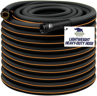 Flexibele, lichte en anti-kink tuinslang 25ft x 5/8" | 4-laags, lekvrij | 500 PSI barststerkte | Gebruik bij alle weersomstandigheden