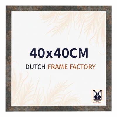 Fotolijst 40x40 cm - MDF - Geoxideerd Metaal - Benno