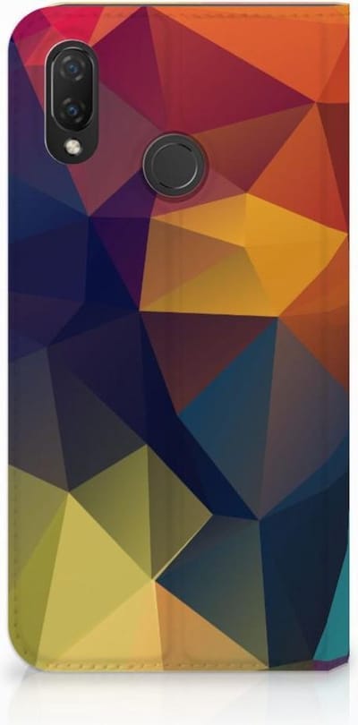 Huawei P Smart Plus Stand Case Polygon Color