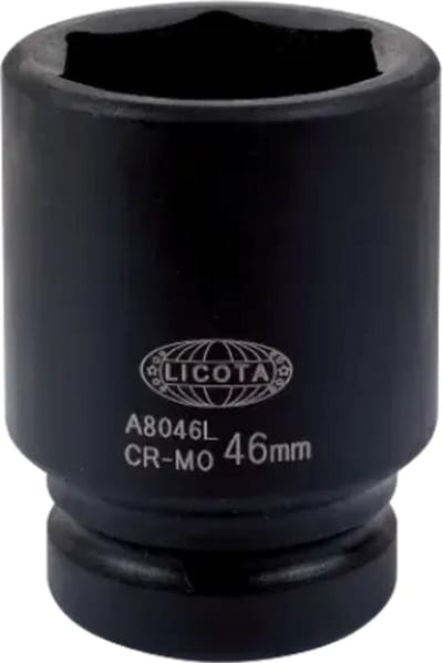 1 inch dopsleutel 55mm, slagmoersleutel dop SW55, lange dopsleutel