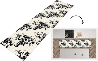 Keukenloper - Loper keuken - Patronen - Zen - Abstract - 200x50 cm - Keukenloper vinyl