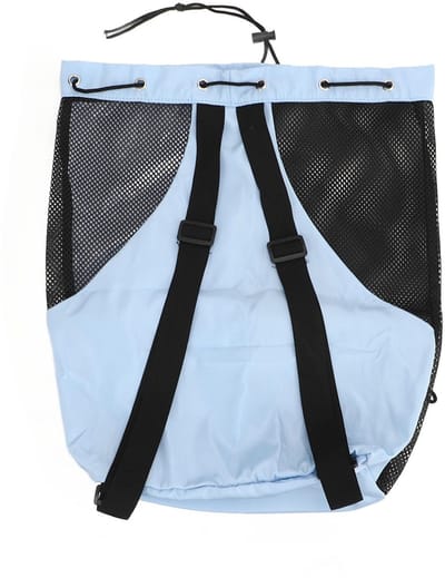 Dailygoods- Strandrugzak Met Grote Capaciteit - Lichtgewicht Mesh - Verstelbare Schouderbanden - Natte/Droge Zak - Duurzaam PVC - Organisatie Compartimenten - Zwembadtas