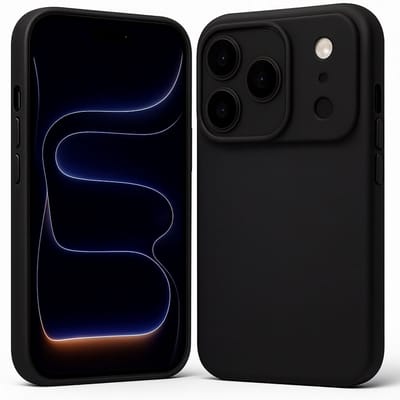 ChiGuard Hoesje Geschikt voor iPhone 17 Pro - Hoesje- Back Cover Case - Zwart