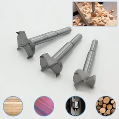 Dailygoods - Forstner slangboor - Houtbewerking - Hoge kwaliteit - 80 mm - Boorzaag - Geschikt voor multiplex en scharnieren