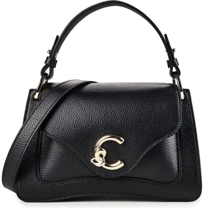 Coccinelle C-Me Schoudertas Leder 23.5 cm - Dames - noir