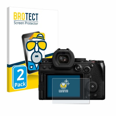 BROTECT - Screenprotector voor Panasonic Lumix DC-S5M2X - Folie Beschermfolie matte 2 Stuks