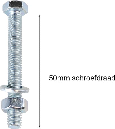 Wovar Tapbouten Verzinkt M6 x 50 mm | 200 stuks