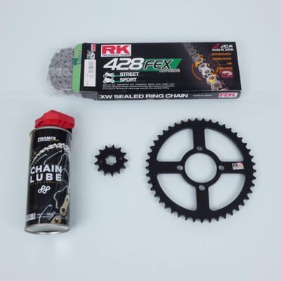 fe kettingset voor motor honda 125 cbr 2004 tot 2010 13x45 steek 428 al 54mm nieuw