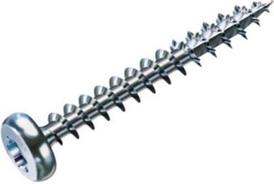 Spax Spaanplaatschroef cilinderkop verzinkt T-Star T30 6.0x60mm (per 200 stuks)