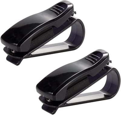 2stuks - Zonnebril Houder Auto - Brilhouder Organizer - Magnetische houder voor auto - clip voor auto - Auto accessoire - Zonnebril opberger - Sterke zonnebril houder voor in de auto - autovizier accessoires