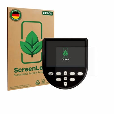 2 Stuks Screenprotector voor WaterRower Series 4 Monitor - Hoogwaardige Beschermfolie transparant