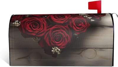 Brievenbus Covers - Post Wraps - Tuin Decoratie - Magnetische Bevestiging - Standaard Maat - Zwart