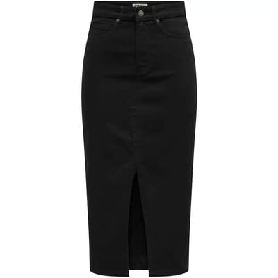 ONLY - ONLSIRI FRONT SLIT SKIRT DNM GUA NOOS - Dames - Rokken