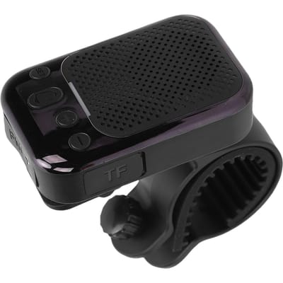 Draagbare Luidspreker IPX7 Waterdicht FM Draadloos Reizen Fietsstuur Luidspreker Klembevestiging Magnetische Bevestiging voor Fietsen Buiten black