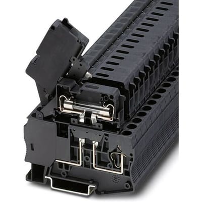 Phoenix Contact 3038778 Zekering-serieklem 8.2 mm Spanveer Zwart 50 stuk(s)