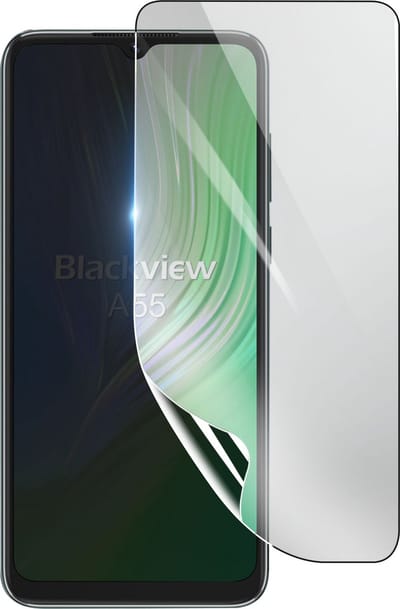 3mk, Geschikt voor Blackview A55, Schokbestendige Hydrogel Screenprotector, Transparant