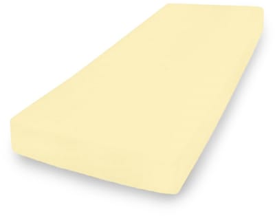 Matex PREMIUM - Jersey Hoeslaken - 130/140x190/200 cm - Geel