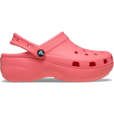 Crocs Classic Platform Clog, Vrouwen, Roze, Slippers, maat: 36/37