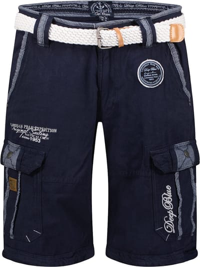 Canadian Peak Heren Bermuda Met Riem Pailletteak Navy - 3XL