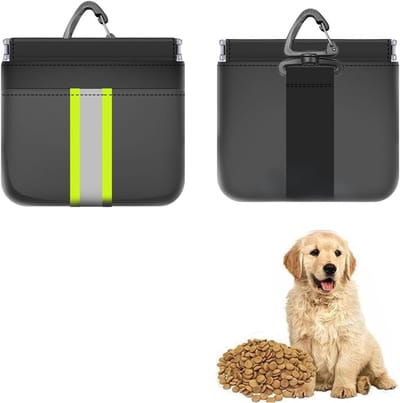Snoepzakjes voor huisdieren - Trainingszakjes voor honden - Opbergzakjes voor huisdierensnoepjes - Beloningszakjes voor puppy's - Met clipsluiting en magneetsluiting - Handig voor handsfree training, wandelingen en trektochten.