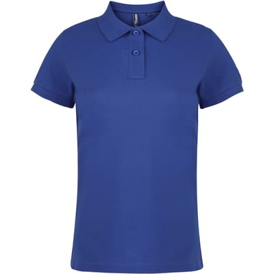 Asquith & Fox Dames/dames Poloshirt met korte mouwen en effen mouwen (Koninklijk)