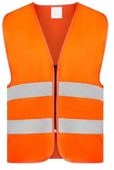 Korntex Hi-Vis Safety Vest Cologne With Front Zipper KX217 - Signal Orange - M