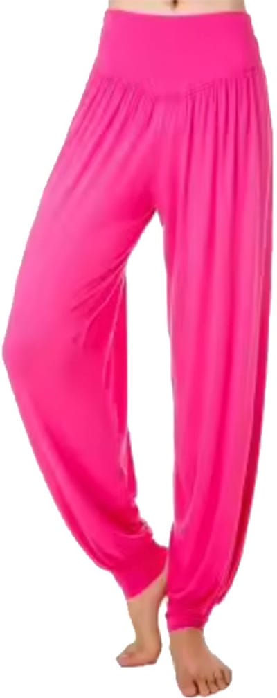 KnalRoze Harembroek - Chillbroek - Chillpants - Harem broek - Roze - Maat XXL (valt klein) - Yogabroek - Baggy broek - Boho - Valt als een XL - CHPN