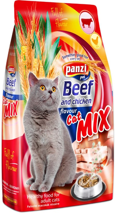 Panzi Pet Regular Cat – Kattenbrokken met rund – Complete kattenvoeding voor binnen- en buitenkatten – 10kg