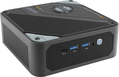 MOREFINE S800 Windows 11 Home Mini PC's, Mini pc desktops, met Intel Ultra 9 185H (tot 5.10 GHz), 16GB RAM, 1T SSD, met 4K