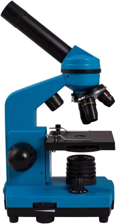 Kinder Microscoop Set - Biologie Kit - Wetenschap Ontdekken - 400x Vergroting - 40-400x - Azure