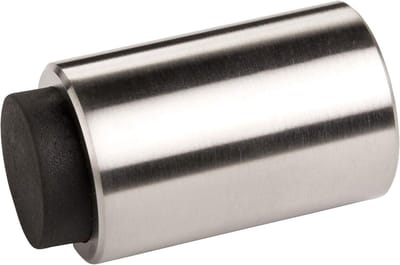 Ronde Deurstopper RVS Geborsteld voor Muurbevestiging - Stootbuffer