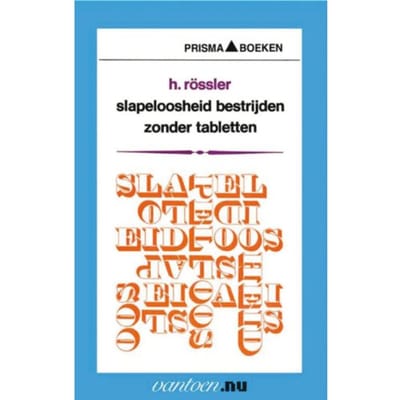Slapeloosheid Bestrijden Zonder Tabletten - Vantoen.Nu - H. Rössler