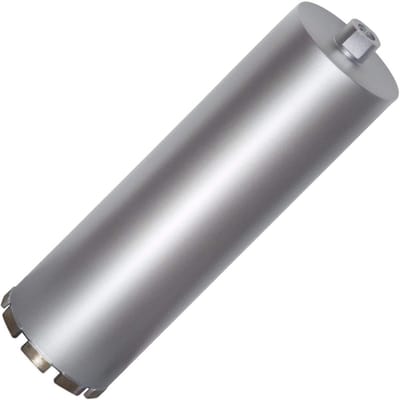 Diamantboorkronen - Kernboor Turbo segmentboor - Nauwkeurig Boren - Turbosegment 10mm - 450 mm - Grijs
