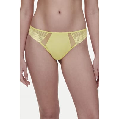 Chantelle Co Bo. Tanga Std Std W. Citrus Maat: 38 | Slipjes Outlet | Dames | Geel