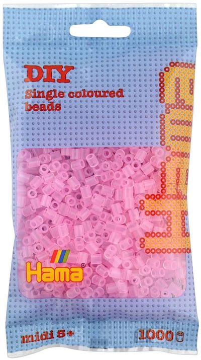 Hama Strijkkralen-roze-transparant (072) 1000 stuks
