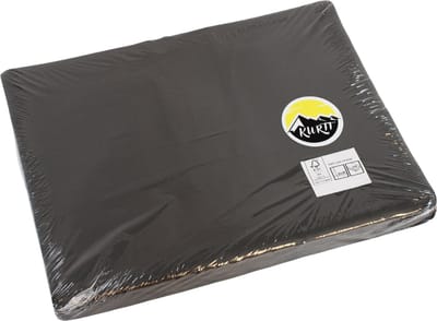 KURTT - 250 Placemats, 30x40cm Antislip Placemat van gecoat papier - Waterafstotende Onderlegger, Onderzetter - zwart