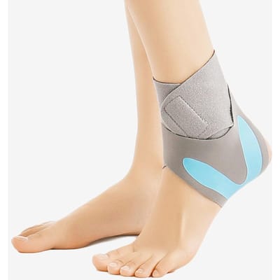1 Stuk Sport Enkelbrace Compressie Enkelbrace Voetwikkel Lopen Basketbal blauw