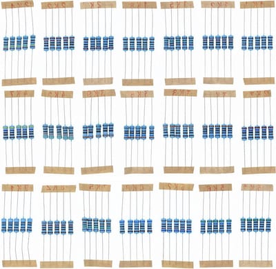 Metaal Film Weerstanden Set - Weerstand Kit - Elektronica Reparatie - 1W 1% Tolerantie - 105 Stuks - Niet Van Toepassing