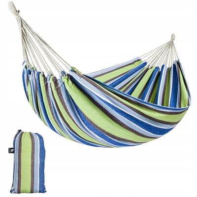 Veelkleurige hangmat 110 kg - Comfortabel en draagbaar