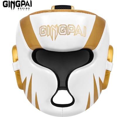 Casque de Sécurité Boxe MMA Protection Tête Équipement d'Entraînement Intégral pour Adulte Enfant Muay Thai Kickboxing S black
