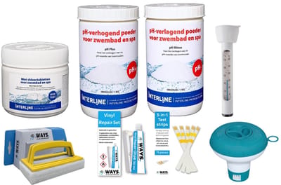 WAYS Zwembad Onderhoudspakket Bronze - Voor zwembaden tot 2500L