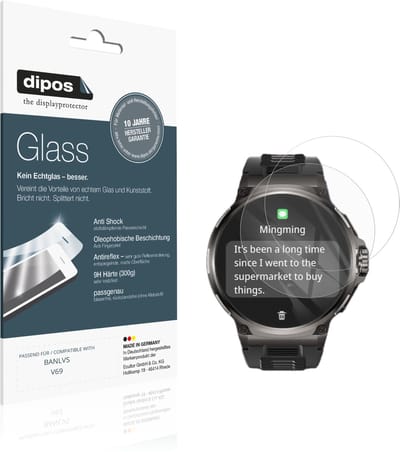 dipos – 2x Matte Pantserfolie geschikt voor BANLVS V69 | 9H Screenprotector