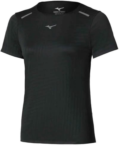 Mizuno Tech Light T-shirt Met Korte Mouwen Zwart L Vrouw
