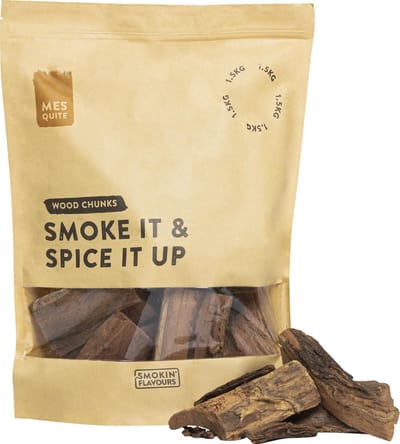 Rookchunks Mesquite 1,5 KG | Voor Langdurig Roken met Karakteristieke Smaak