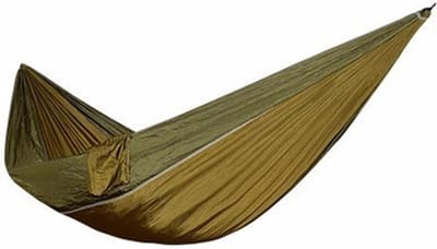 Reishangmat - Parachute hangmat - Outdoor ontspanning - Lichtgewicht en draagbaar - 220x100cm - Groen